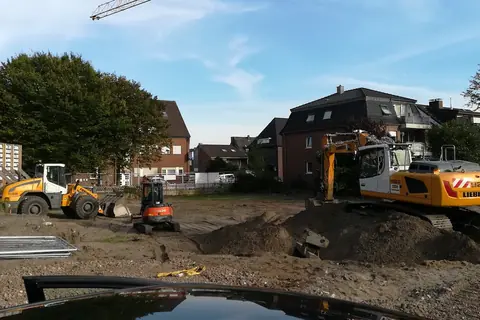 Viktoriastraße Bocholt: Aushub und Keller – Bild 2