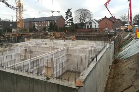 Viktoriastraße Bocholt: Aushub und Keller – Bild 4