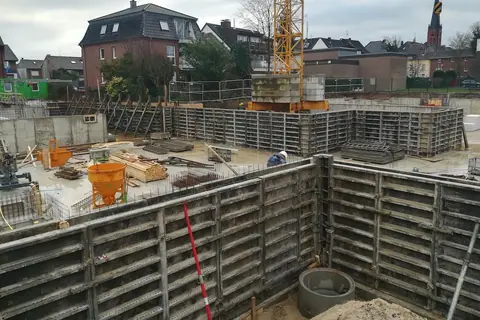Viktoriastraße Bocholt: Aushub und Keller – Bild 6