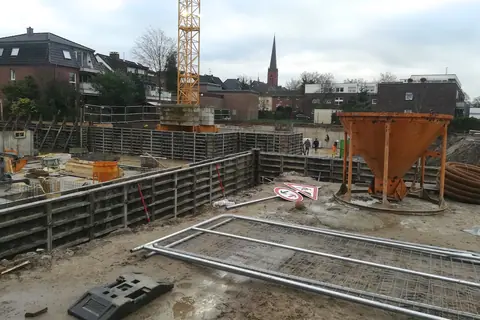Viktoriastraße Bocholt: Aushub und Keller – Bild 7