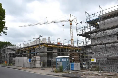Viktoriastraße Bocholt: Bau und Verklinkerung – Bild 5