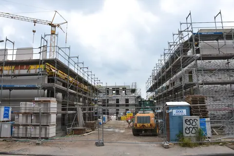 Viktoriastraße Bocholt: Bau und Verklinkerung – Bild 6
