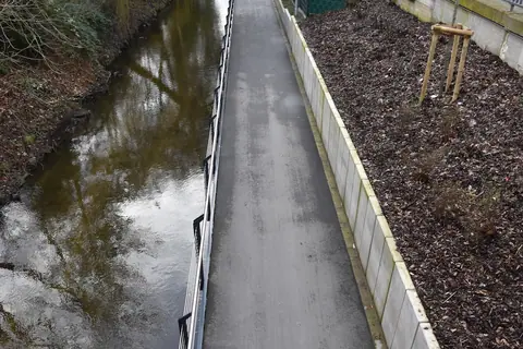Neubau eines Radweges an der Borkener Aa in Borken – Bild 1