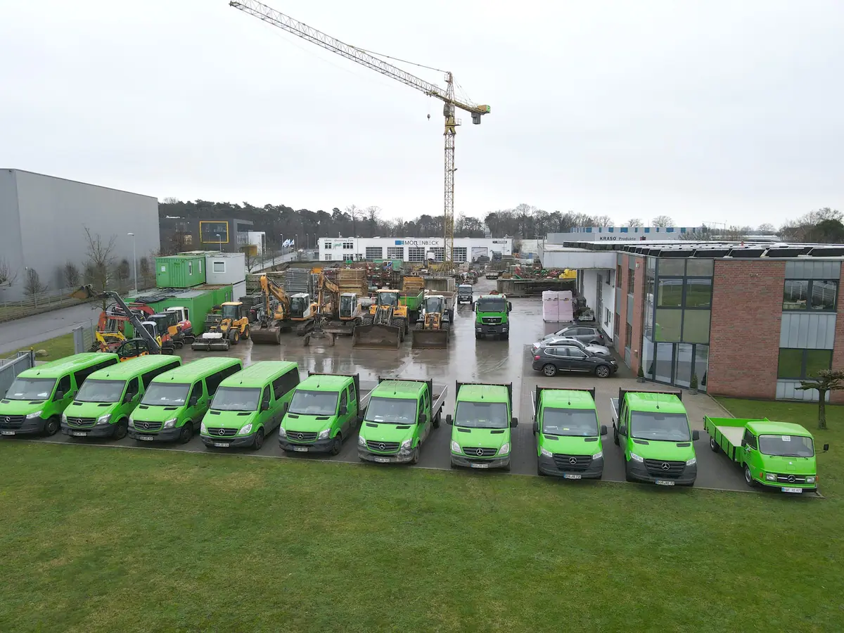 Firmengelände der Resing Bau GmbH in Rhede