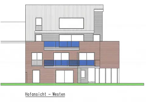 Burloer Straße Rhede: Bauzeichnungsansichten – Bild 1