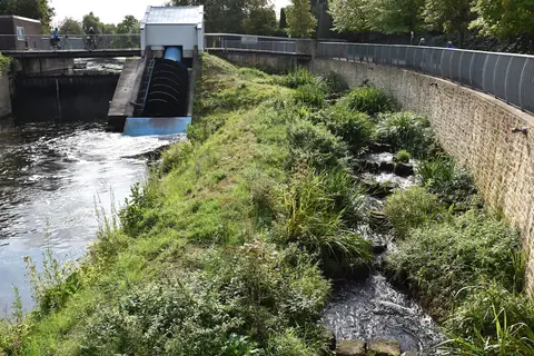 Wasserkraftnutzung - Fischpass in Rhede-Krechting – Bild 2